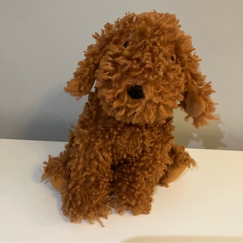 JellyCat Cooper Doodle Dog Plush NEW Curly Red